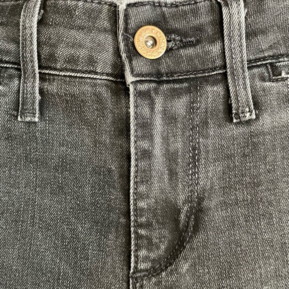 Vince Seamed Jean Legging in Asphalt Wash Sz 28 high waist black denim - Picture 7 of 9